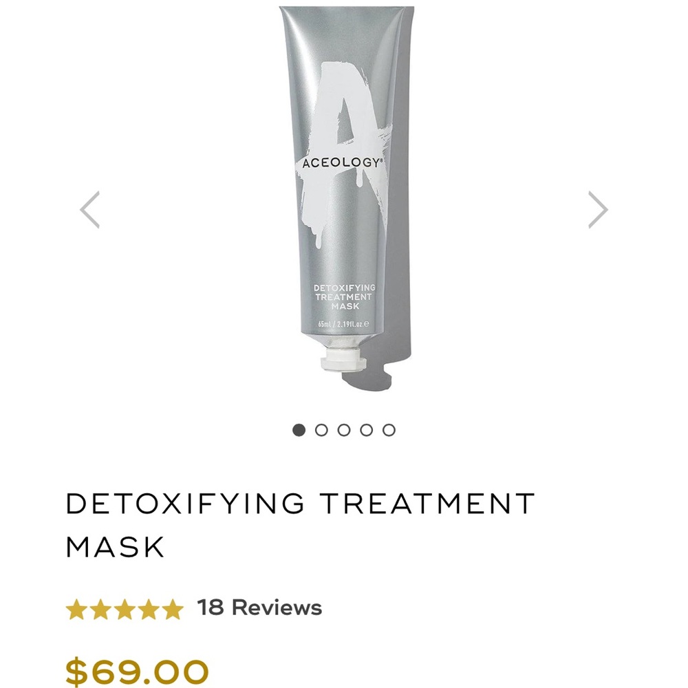 ACEOLOGY detoxifying treatment mask
